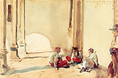 A Spanish Barracks John Singer Sargent